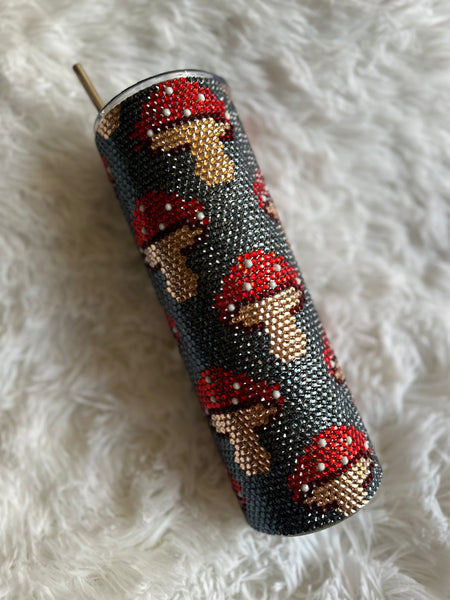 Made to Order - Mushrooms Rhinestone Tumbler
