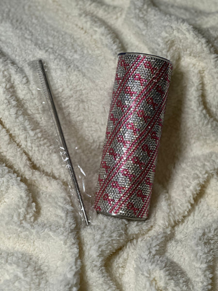 Made to Order - Awareness Ribbon Rhinestone Tumbler