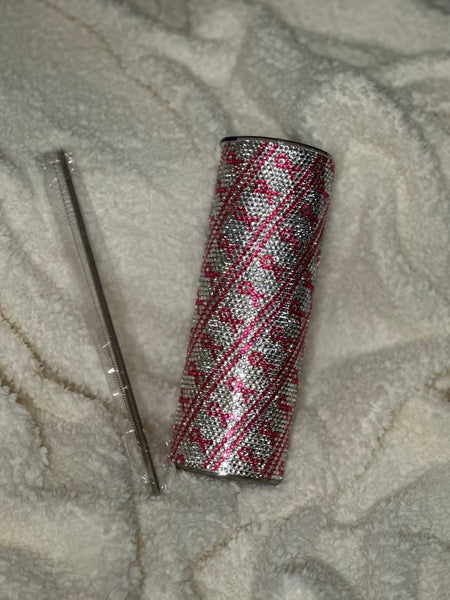 Made to Order - Awareness Ribbon Rhinestone Tumbler