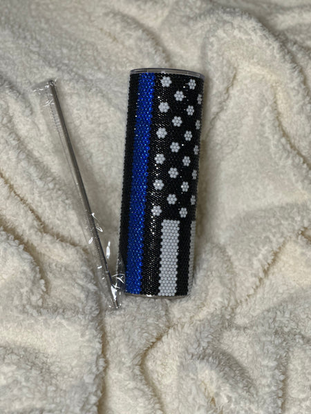 Made To Order - Thin Line Rhinestone Tumbler