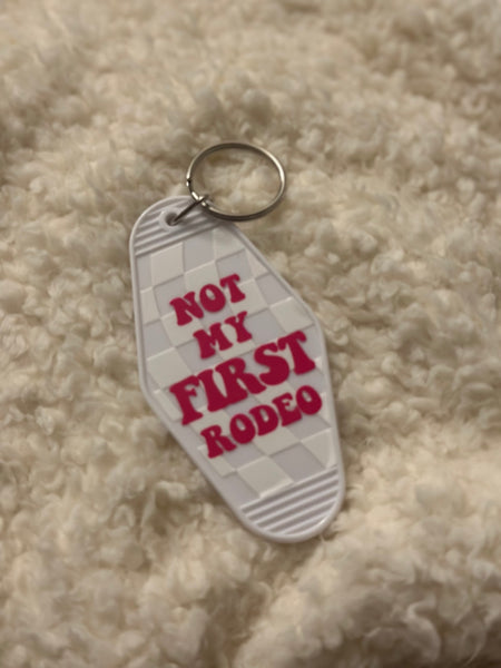 Rodeo Queen Motel Keychain