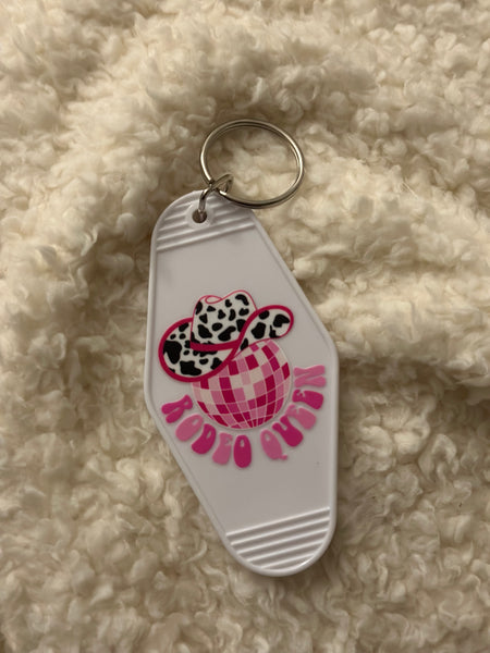 Rodeo Queen Motel Keychain