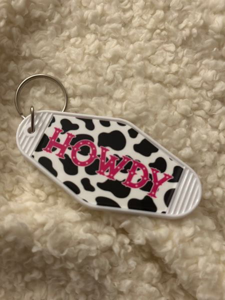 Rodeo Queen Motel Keychain
