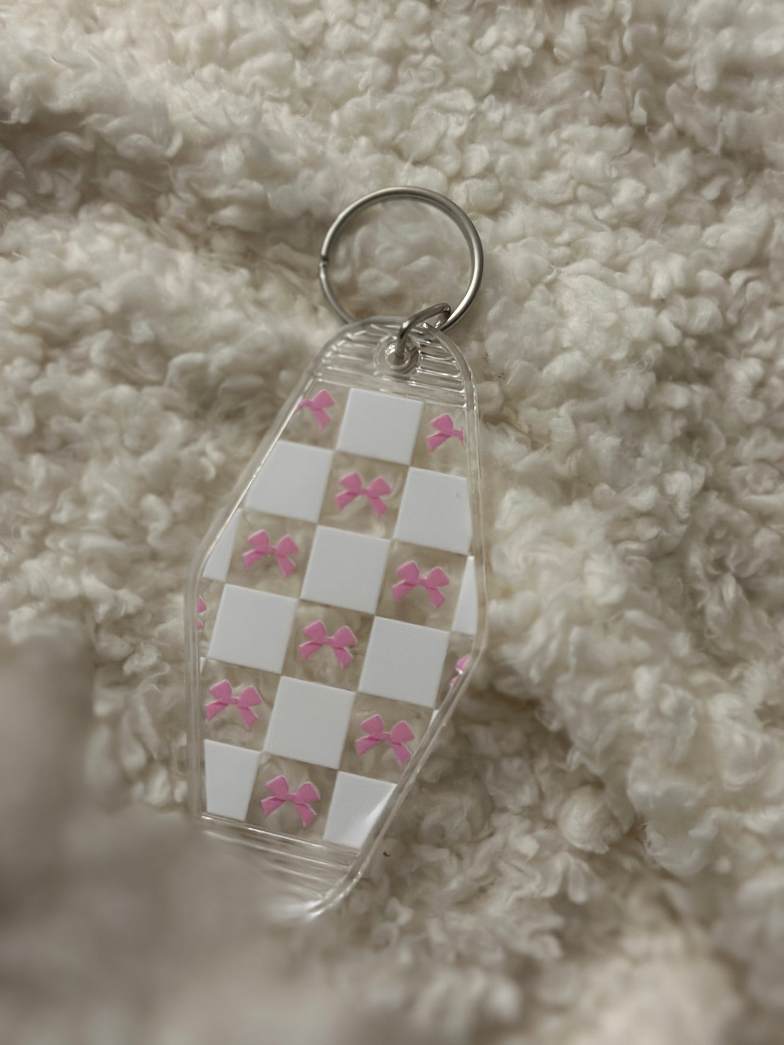 Girlie Girl Motel Keychain