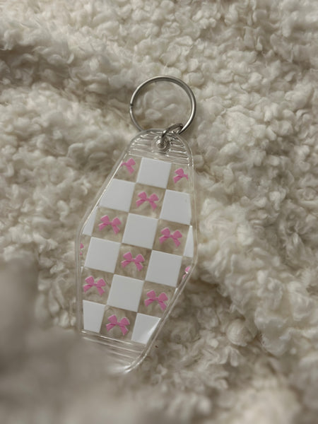 Girlie Girl Motel Keychain