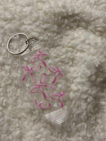 Girlie Girl Motel Keychain