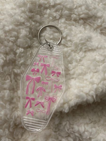 Girlie Girl Motel Keychain