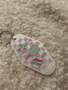 Pickleball Motel Keychain