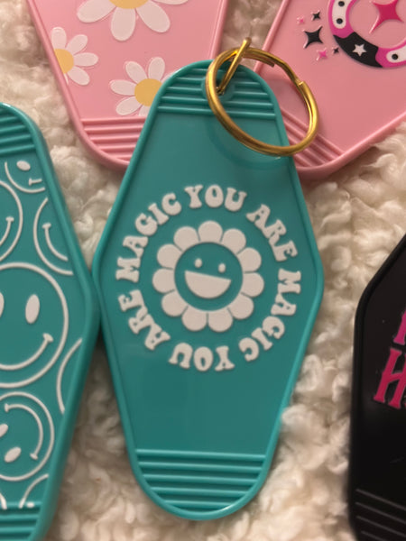 Random Motel Keychains