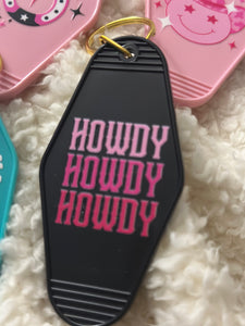Random Motel Keychains
